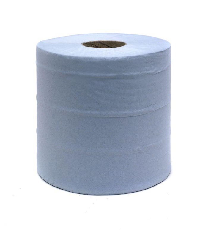 Blue 2ply Centre Feed Roll